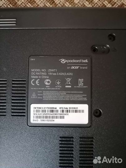 Packard Bell z5wt1
