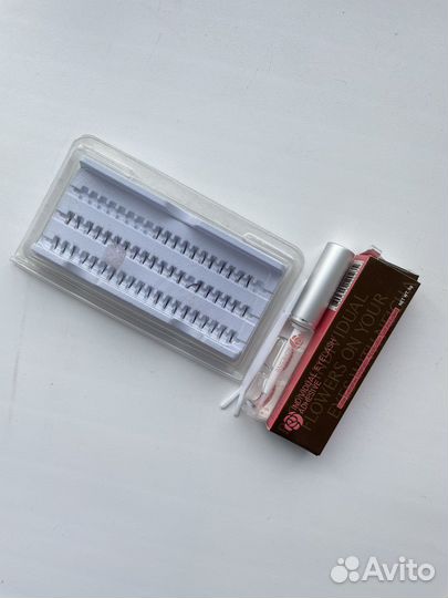 Ресницы и клей