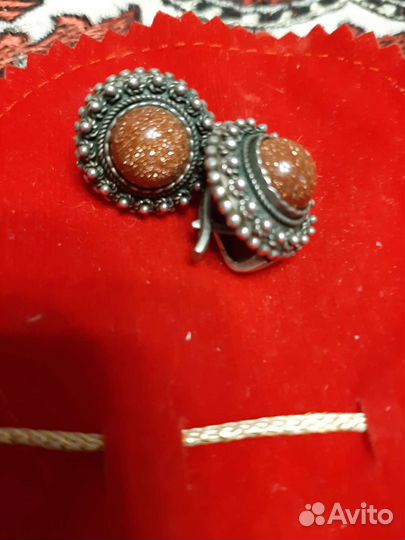 Серьги.кольцо