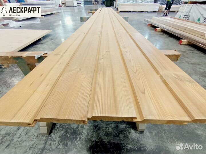 Имитация бруса 20*146*3000 сорт B ангарская сосна