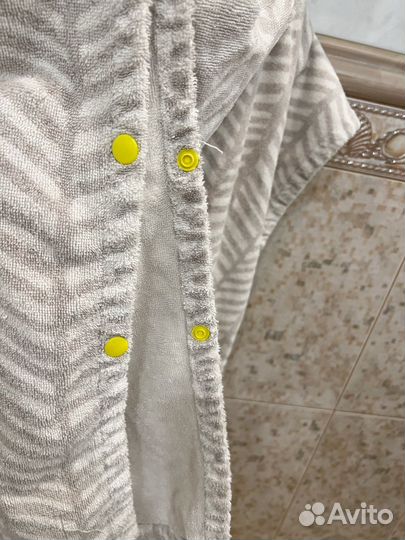 Полотенце уголок детское на кнопках для малыша