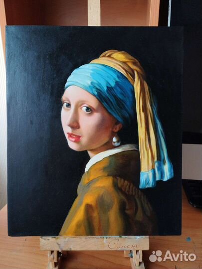 Картина маслом, копия. 