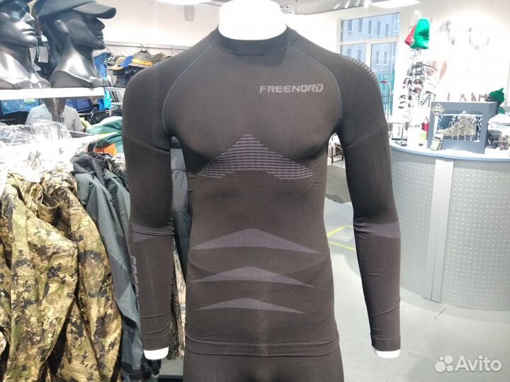 Термобелье кофта freenord energytech EVO, серый