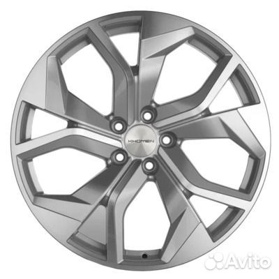 Диски Khomen Wheels R20 Brilliant Silver для Audi
