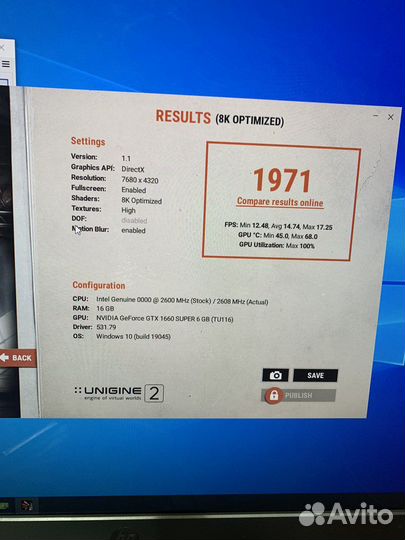 Galax 1660 super 6gb