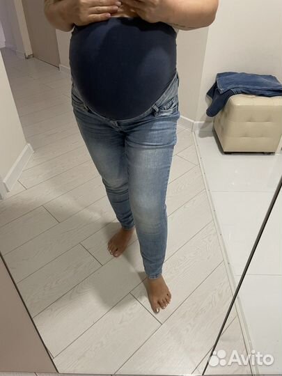 Джинсы для беременных hm