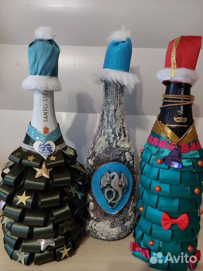 Декупаж бутылок