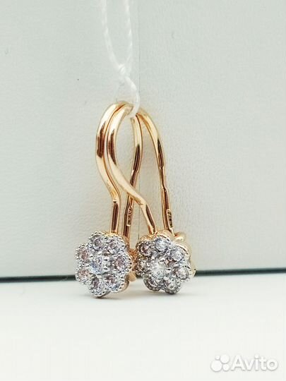 Золотые серьги