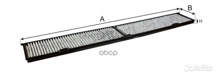 Фильтр салона угольный 0,94 AG457CFC Goodwill