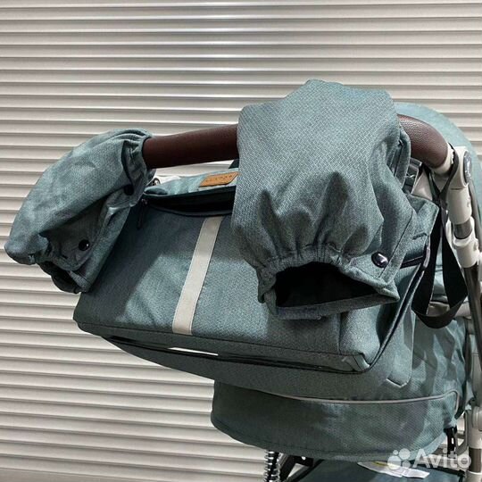 Коляска трансформер luxmom 518 3в1 зелёный