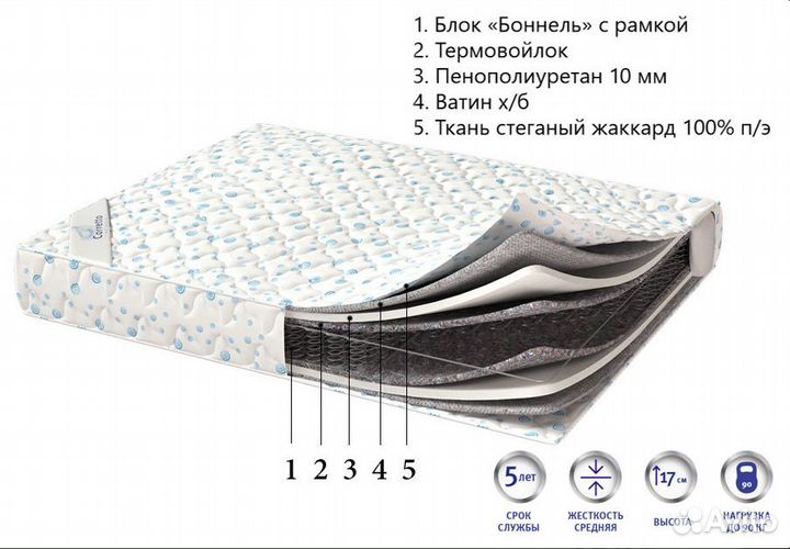 Матрас 140х200