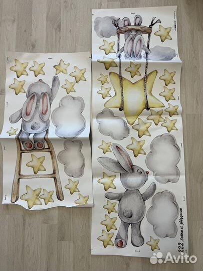 Наклейки для интерьера детские