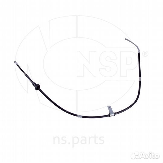Трос стояночного тормоза правый hyundai accent