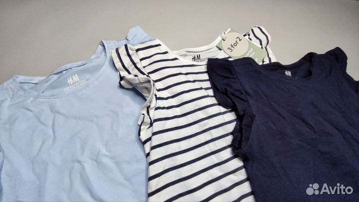 Комплект футболок H&M для девочки 122-128