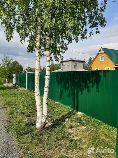 Забор из профнастила