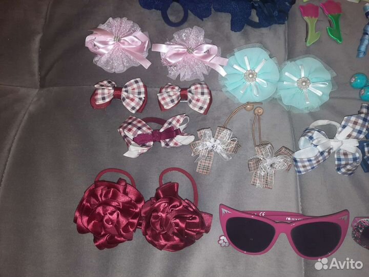 Заколки, резинки для волос, очки, часы д/д