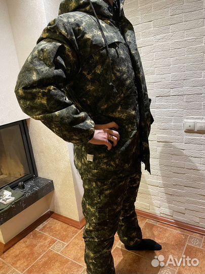 Костюм горка зимний камуфляжный