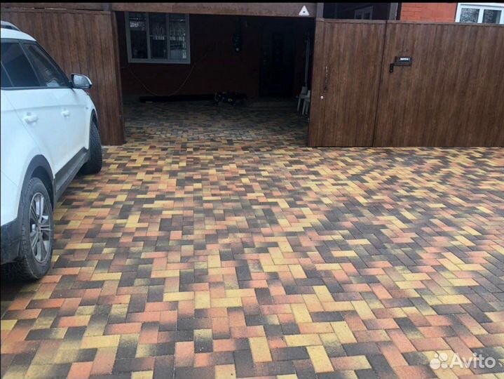 Кирпич,брусчатка,бордюр