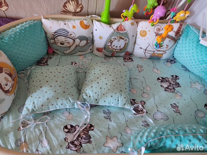 Бортики в кроватку