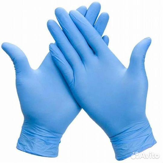 Перчатки нитриловые