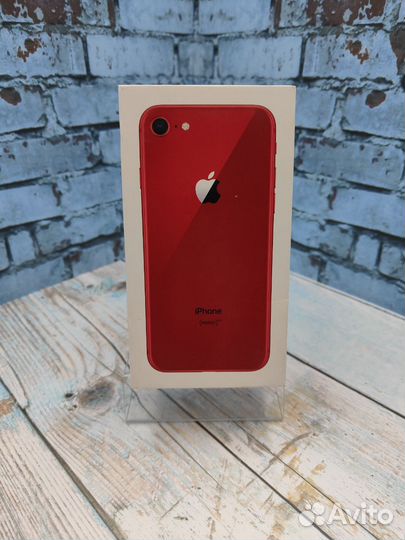 Коробка iPhone 8 Red 64GB Оригинал