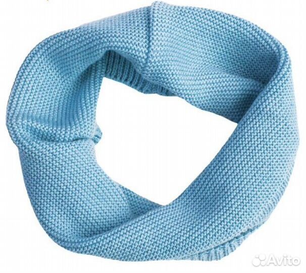 Шапка для мальчика 3-6 мес и снуд amarobaby