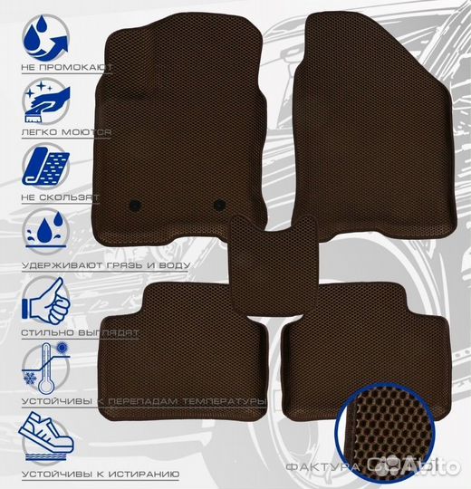 3D коврики ева volvo S-40 1995-2004