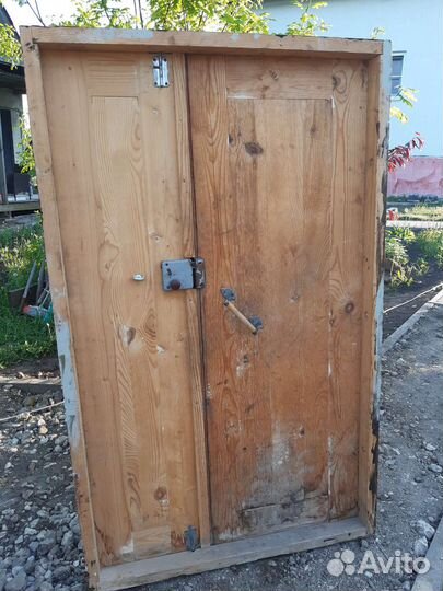 Дверь входная деревянная бу