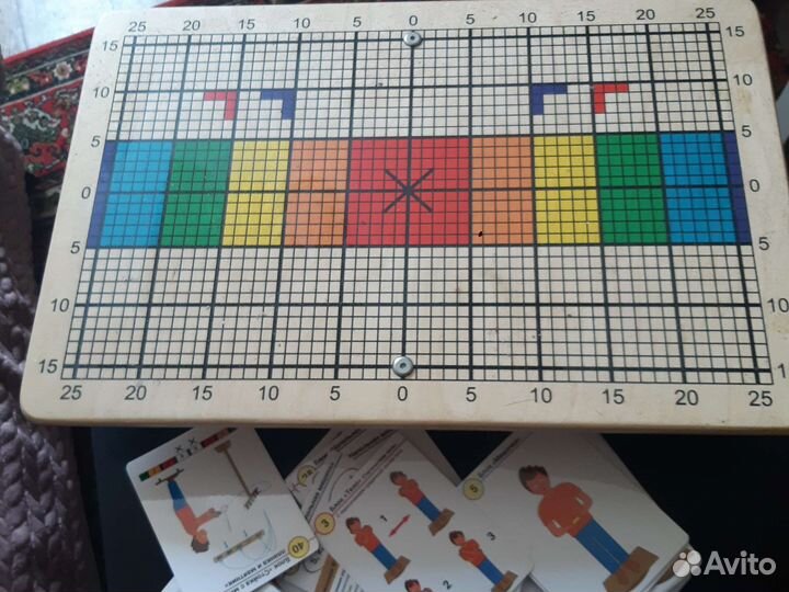 Доска бильгоу с набором карточек с упражнениями