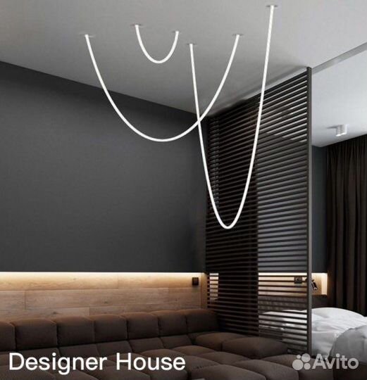 Светильник подвесной 8313 silicone D22/H4000/LED