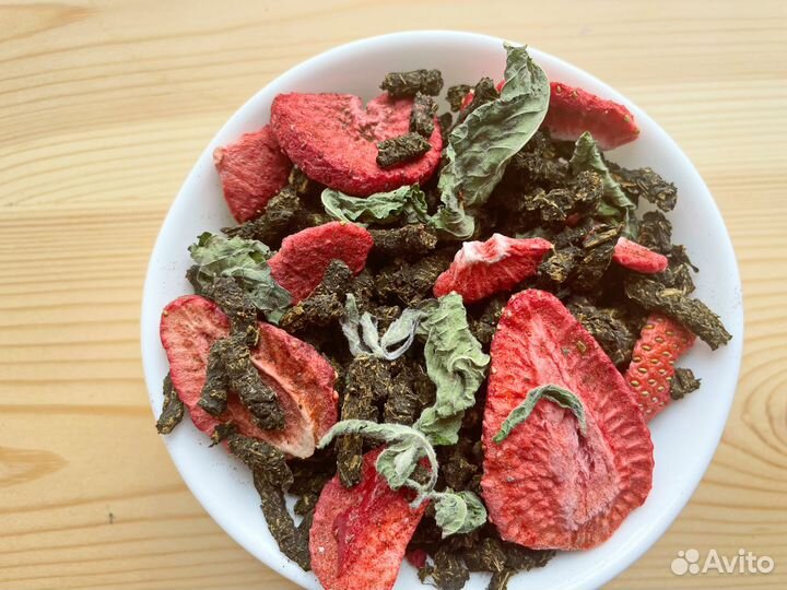 Иванчай 1кг с клубникой и мятой