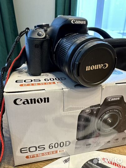 Зеркальный фотоаппарат canon 600d