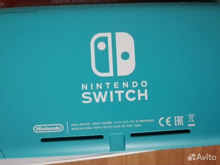 Nintendo switch lite с играми