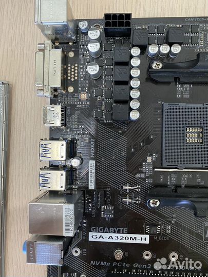 Материнская плата am4 gigabyte ga320m-h