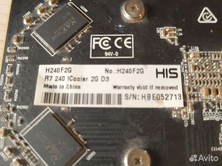 Видеокарта h240f2g
