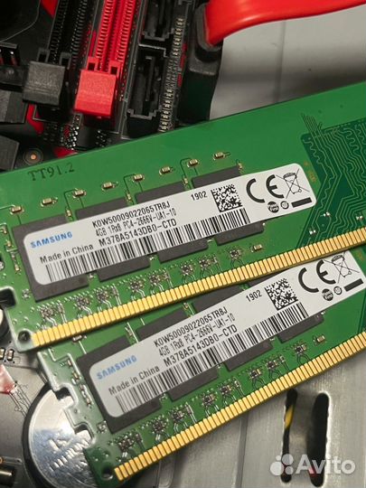 Комплект проц+мать+озу+куллер