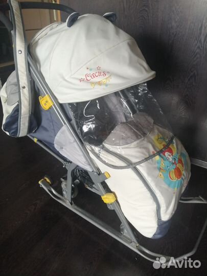 Детские санки коляска бу