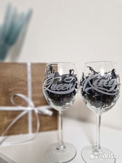 Гравировка на бокалах / бокалы с гравировкой