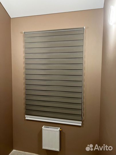 Рулонные шторы мини зебра