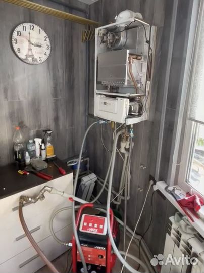 Промывка системы отопления