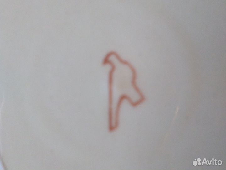 Тарелка - поднос.Фарфор.Дулево