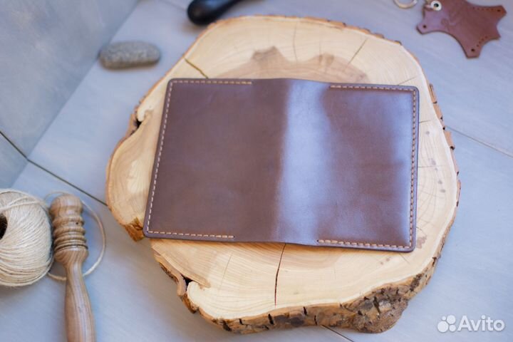 Обложка для автодокументов натуральная кожа