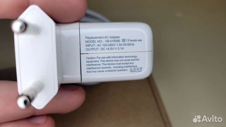 Зарядное устройство для Apple macbook magsafe 45w
