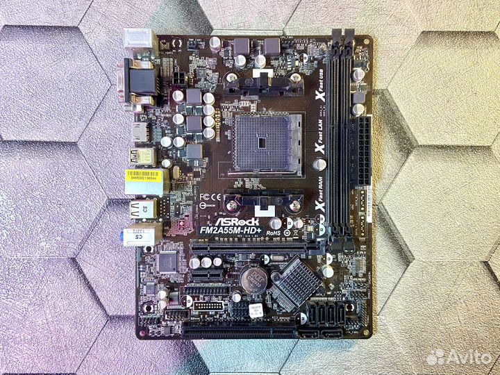 Материнская плата FM2 ASRock FM2A55M-HD+