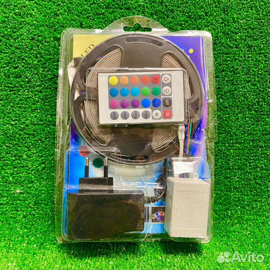 Лента светодиодная цветная RGB 5 метров