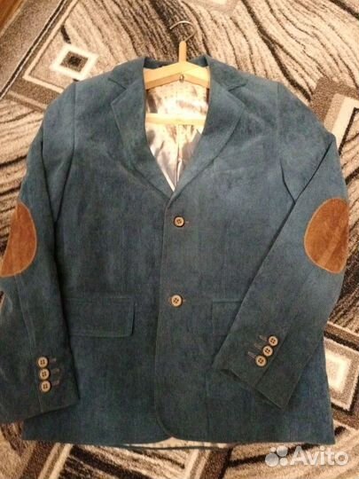 Пиджак микровильвет на р. 140
