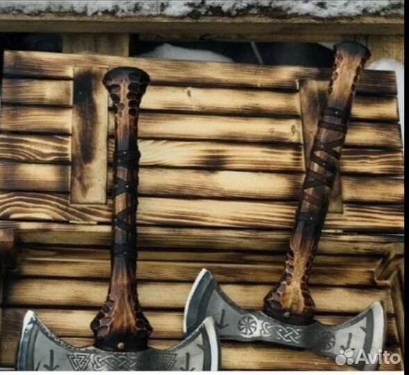 Топор кованый двусторонний походный