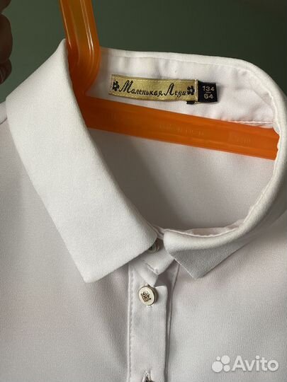 Блузка школьная маленькая леди 134