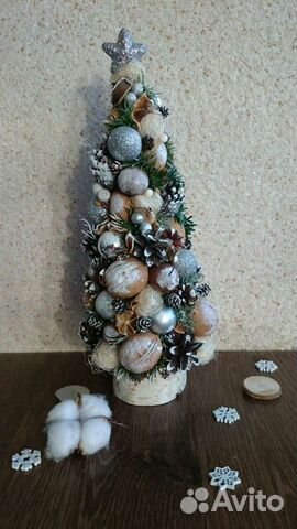 Ёлочка из природных материалов
