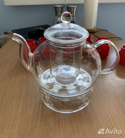 Чайник заварочный стеклянный